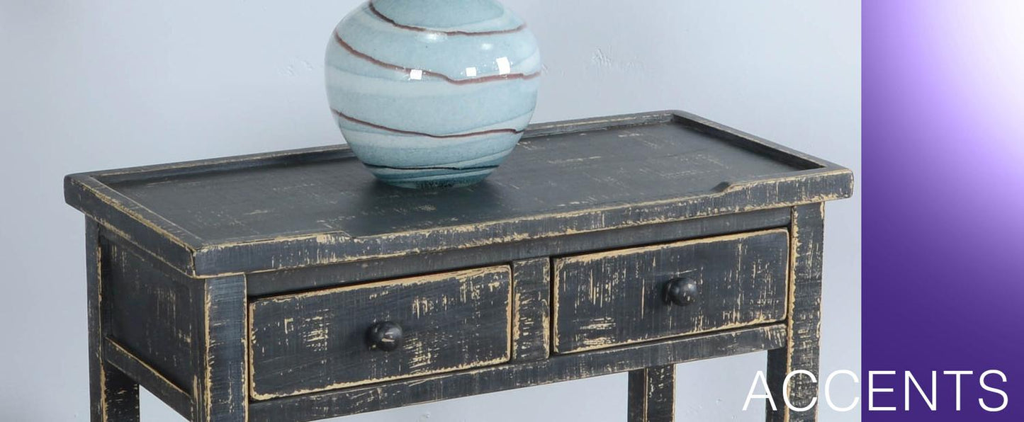 Black Sand Side Table