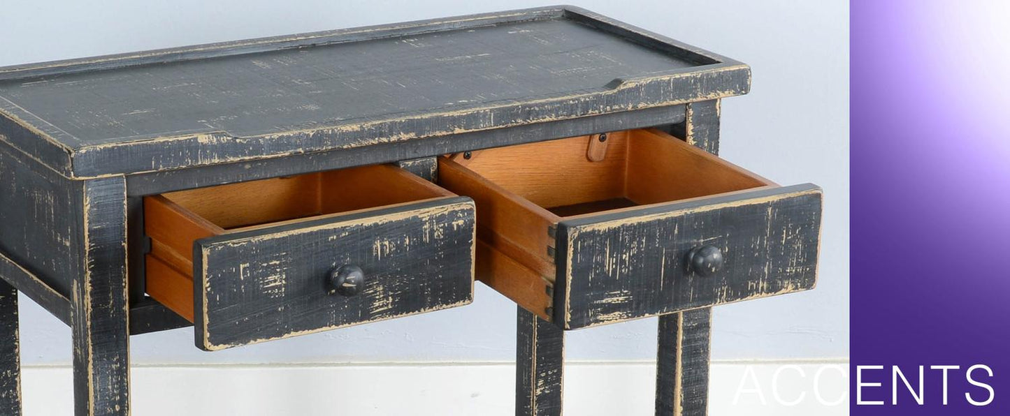 Black Sand Side Table