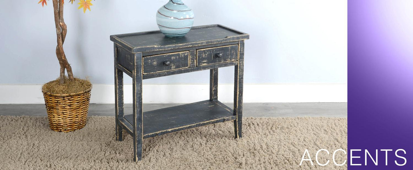 Black Sand Side Table