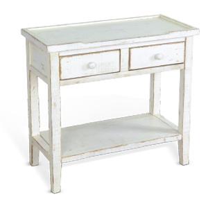 White Sand Side Table