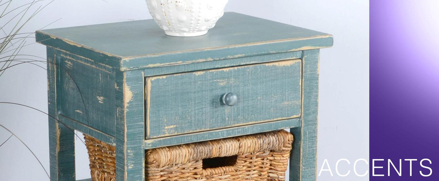 Sea Grass Storage Table