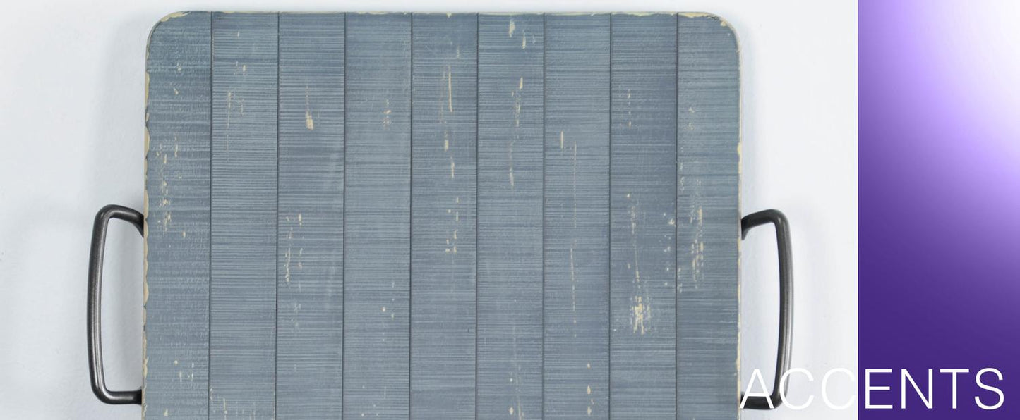 Ocean Blue Ottoman Tray