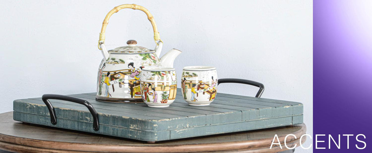 Sea Grass Ottoman Tray