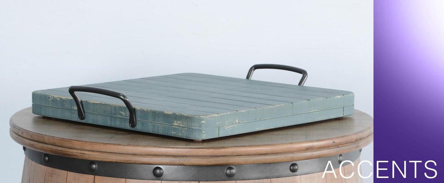 Sea Grass Ottoman Tray