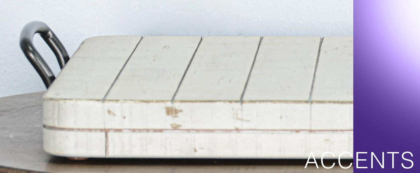 White Sand Ottoman Tray