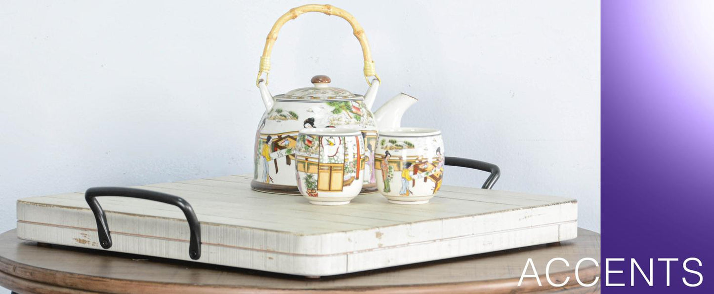 White Sand Ottoman Tray