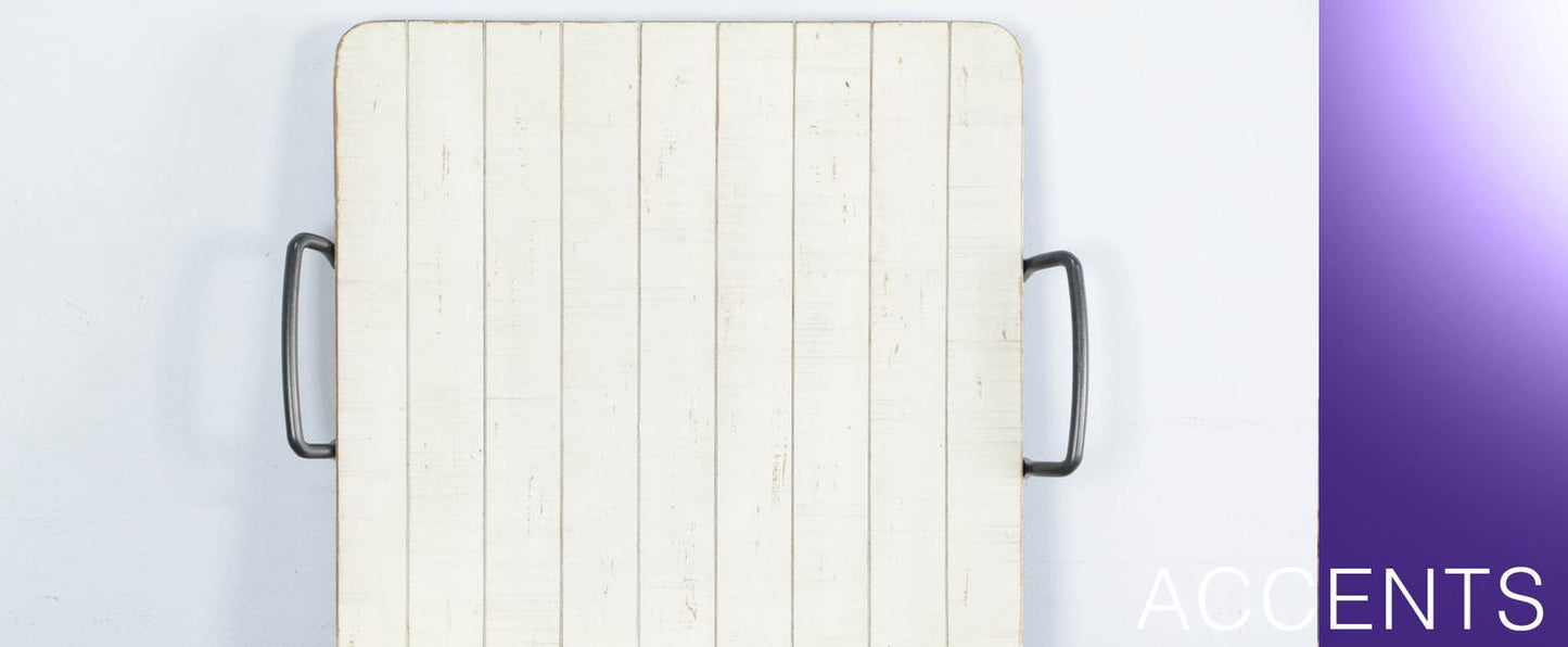 White Sand Ottoman Tray