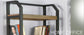 Bookcase w/ metal Frame