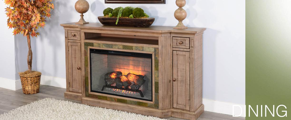 TV Console w/ Fireplace Option