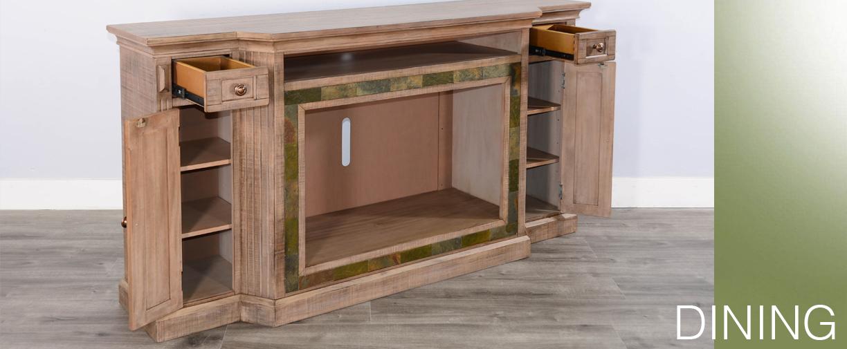 TV Console w/ Fireplace Option