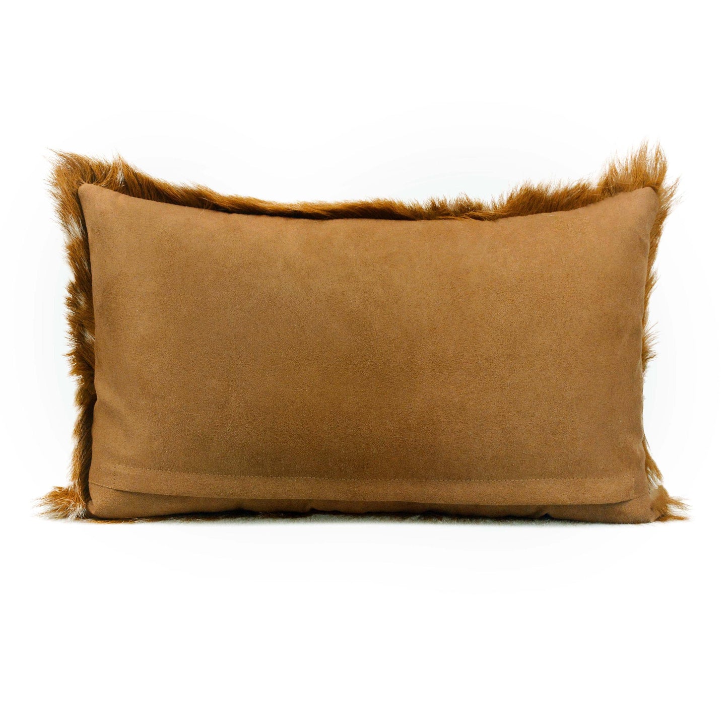 Amber 20" Genuine Goatskin Lumbar Pillow