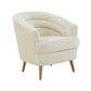 Jules Cream Velvet Accent Chair by Inspire Me! Home Decor