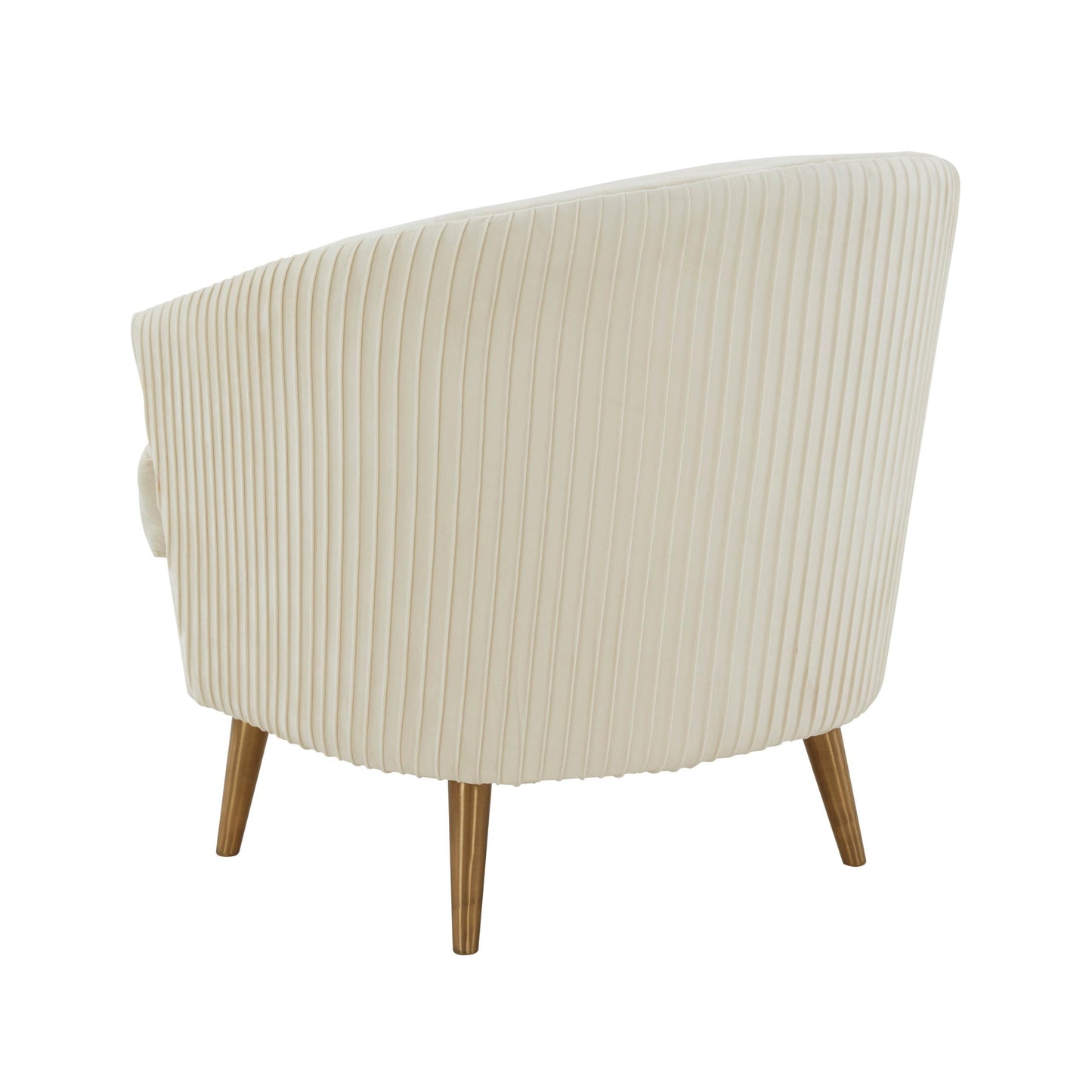 Jules Cream Velvet Accent Chair by Inspire Me! Home Decor