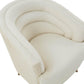 Jules Cream Velvet Accent Chair by Inspire Me! Home Decor