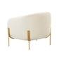 Kandra Cream Velvet Accent Chair by Inspire Me! Home Decor