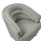 Jules Light Grey Velvet Accent Chair by Inspire Me! Home Decor