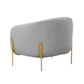 Kandra Grey Velvet Accent Chair by Inspire Me! Home Decor