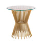 Grace Glass Side Table by Inspire Me! Home Decor