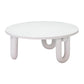 Tildy White Concrete Coffee Table