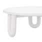 Tildy White Concrete Coffee Table