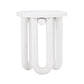 Tildy White Concrete Side Table