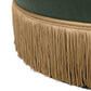 Lakka Green Velvet Ottoman