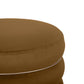 Lakka Chocolate Brown Velvet Ottoman
