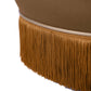 Lakka Chocolate Brown Velvet Ottoman