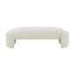 Toledo Cream Velvet Bench