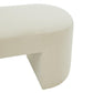Elena Cream Velvet Bench