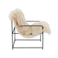Kimi Natural Genuine Sheepskin Chair
