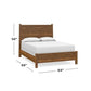 Heritage Maple Cal King Panel Bed