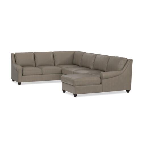 Ellery Leather U-Shaped Sectional