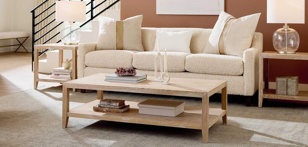 Rosslyn Oak Rectangular Cocktail Table