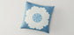 Augusta Blue+Ivory Pillow Cover