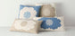 Augusta Blue/Ivory Pillow Cover + Insert