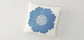 Augusta Ivory/Blue Pillow Cover + Insert