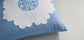 Augusta Ivory+Blue Pillow Cover