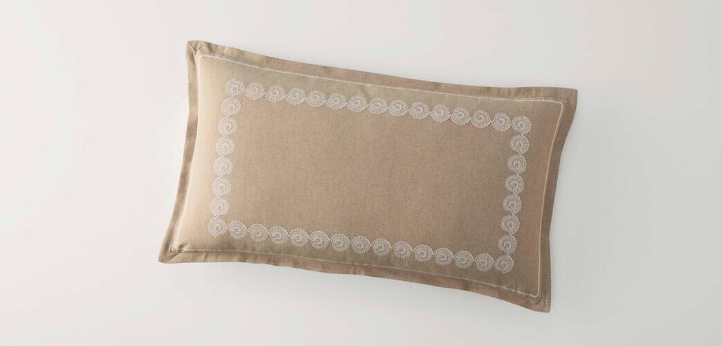 Salem King Sham Nat/Ivory