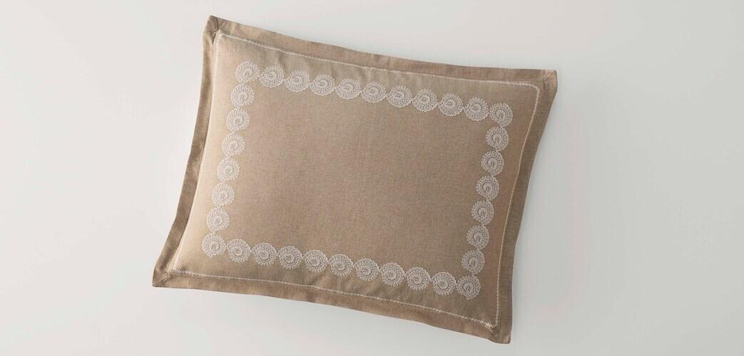 Salem Std Sham Nat+Ivory