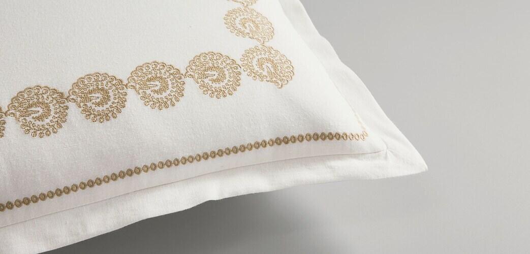 Salem Std Sham Ivory+Natural