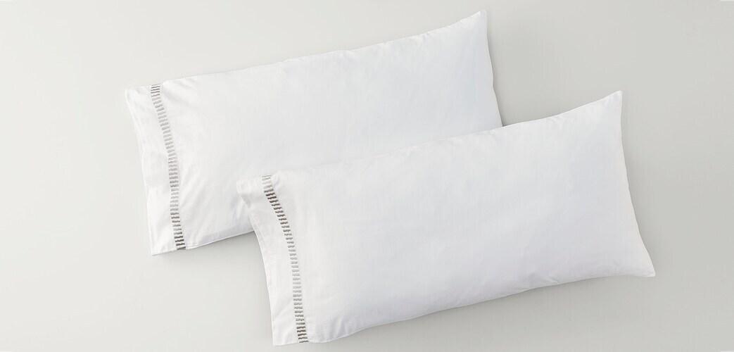Savona Pillowcases E-Grey