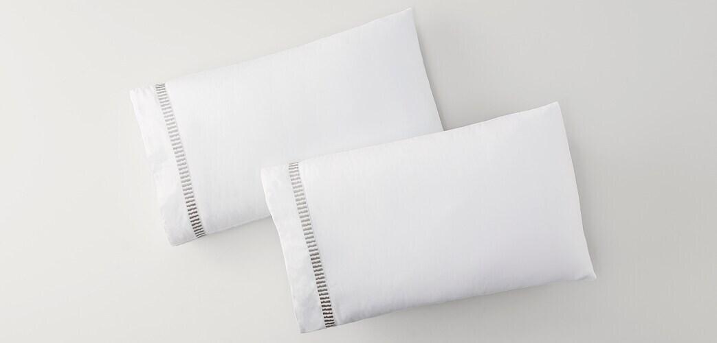 Savona Pillowcases E-Grey