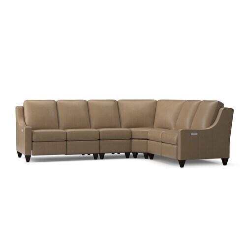 Motion Reclining Leather L Sectional