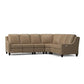 Motion Reclining Leather L Sectional