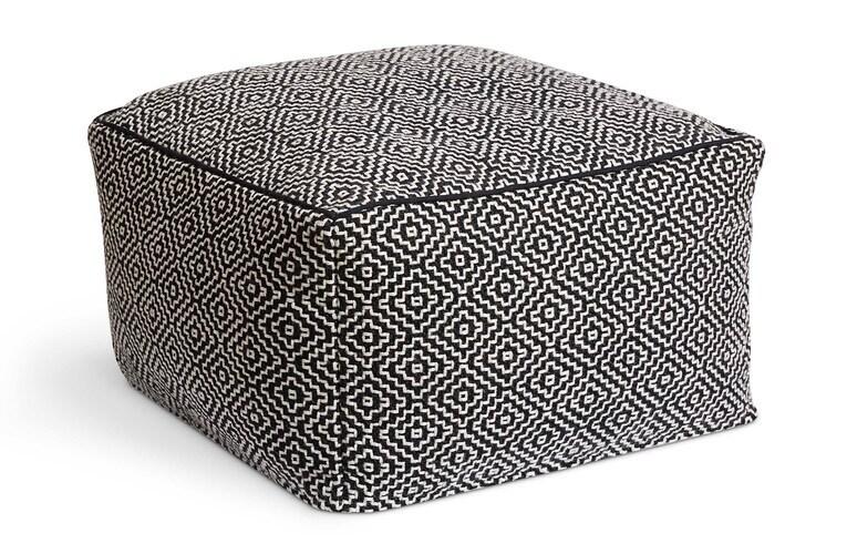 Madrid Pouf Black