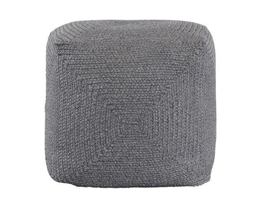 Montgomery Pouf Gray