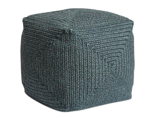 Montgomery Pouf Teal