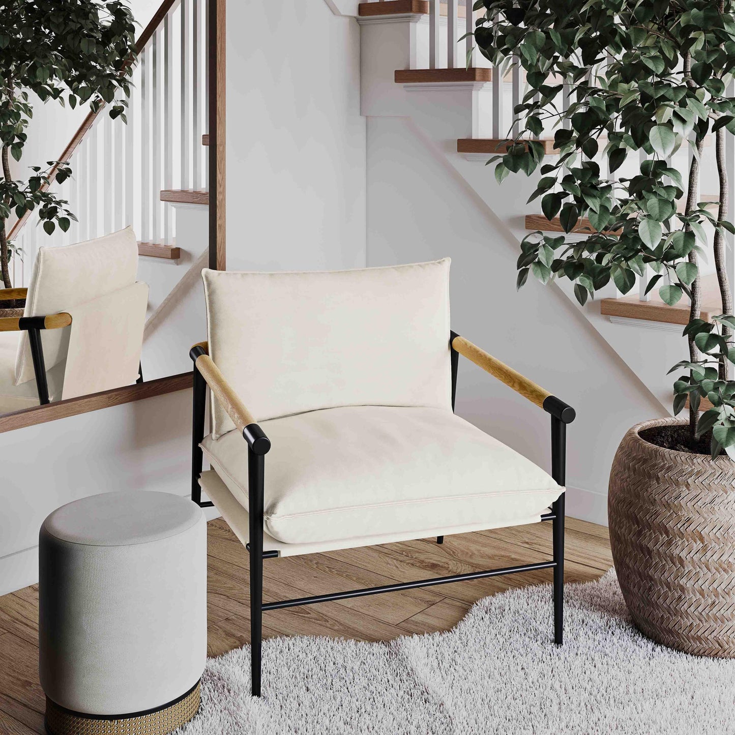 Cali Natural Accent Chair