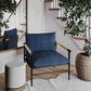 Cali Navy Accent Chair